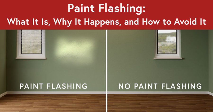 Paint Flashing: What It Is, Why it Happens, and How to Avoid It