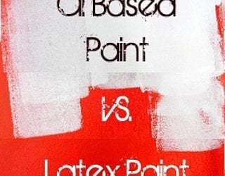 Interior painting with oil or latex