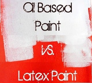 Oil based paint vs latex paint