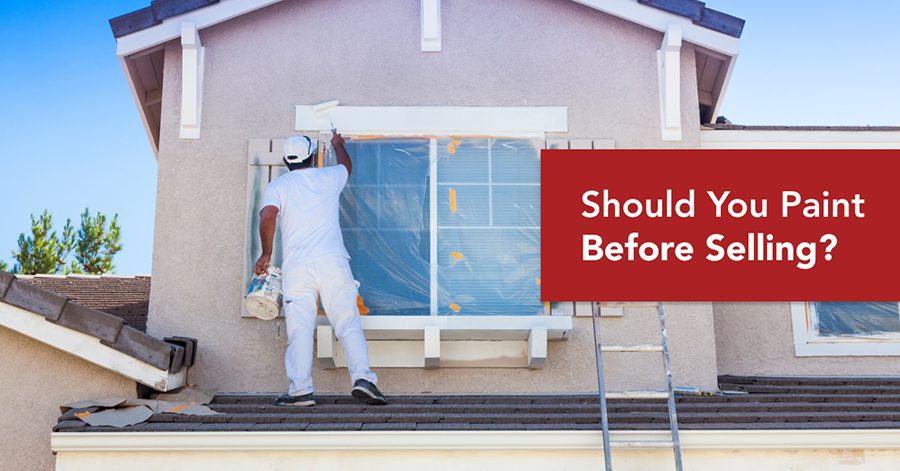 Should you paint before selling your home