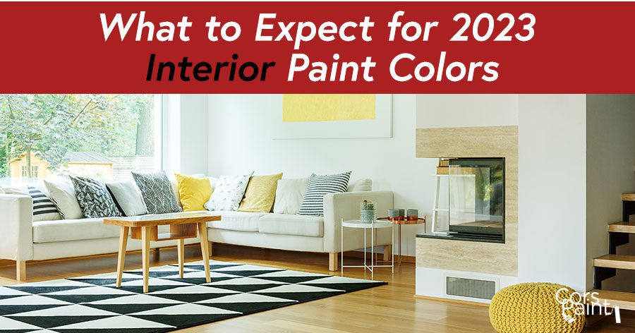 Interior paint color trends for 2023