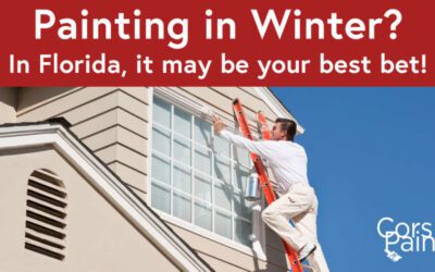 Painting in winter? In Florida, it may be your best bet!