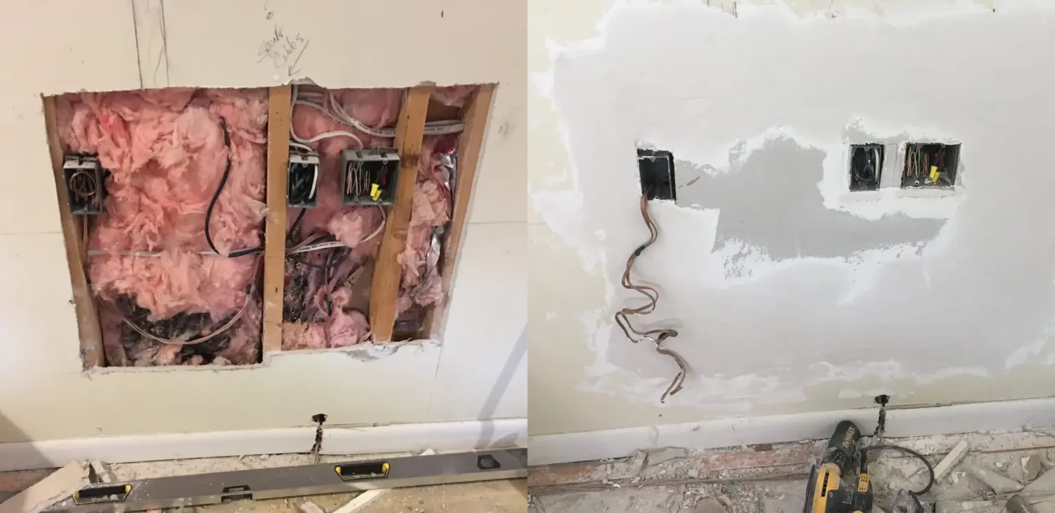 Dry Wall Repair Gainesville Dry wall being repaired in Gainesville