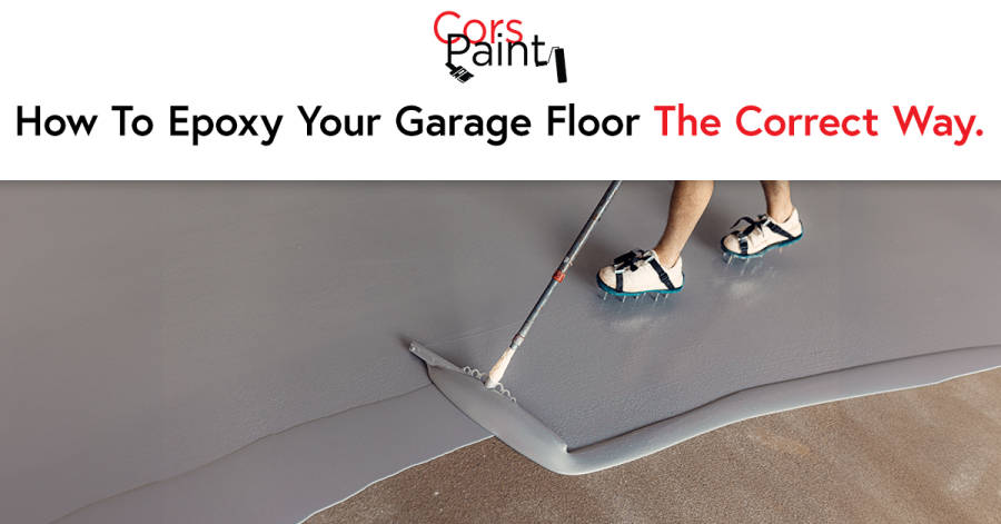 How to epoxy your garage floor the correct way
