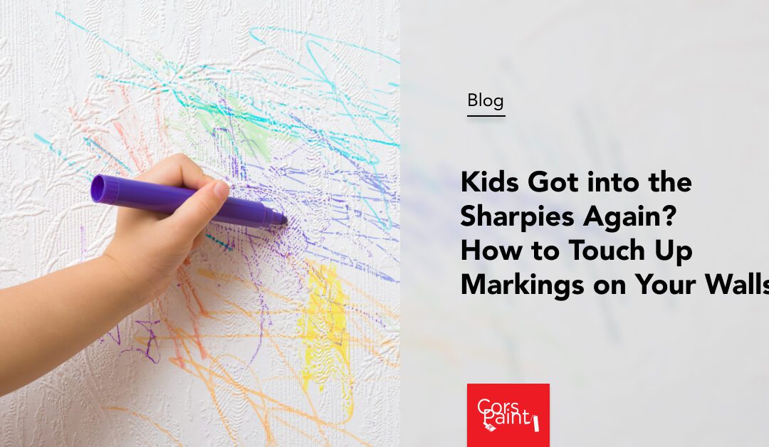 Kids Got into the Sharpies Again? How to Touch Up Markings on Your Walls