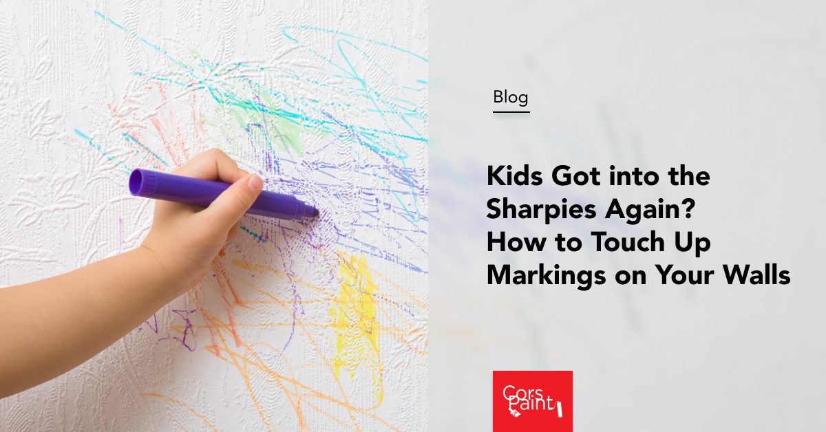 Kids Got into the Sharpies Again? How to Touch Up Markings on Your Walls