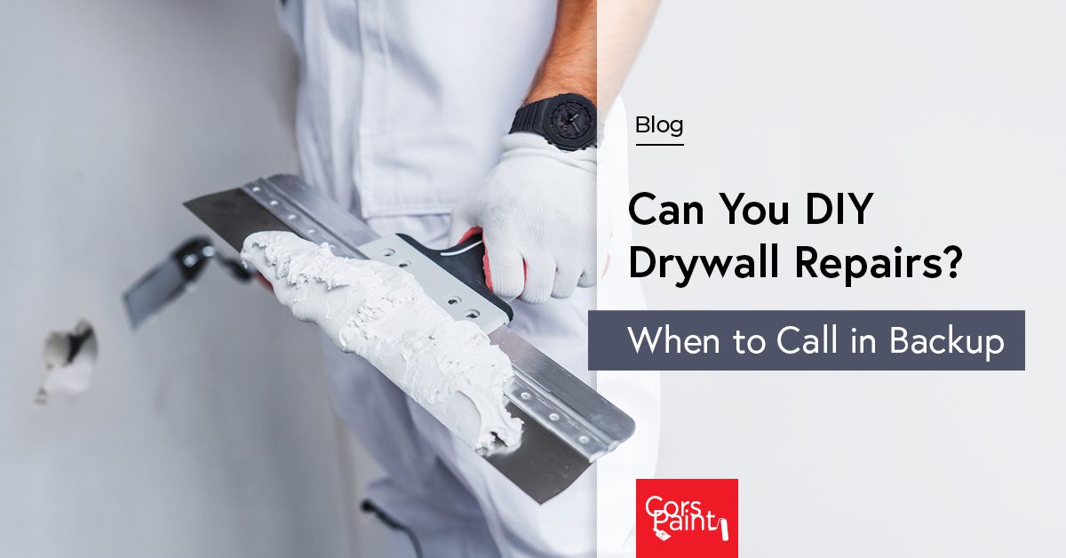 Can You DIY Drywall Repairs? When to Call in Backup